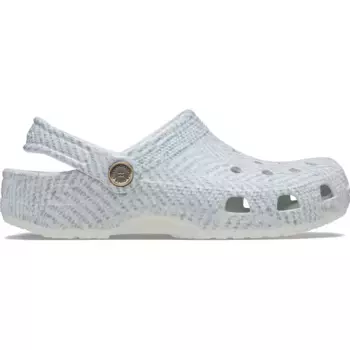 Унисекс Классические твидовые сабо U Crocs Clogs, серый