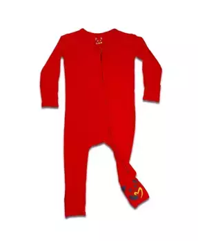 Унисекс комбинезон Baby Winterberry Red Convertible Footie Bellabu Bear, красный