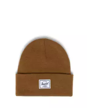 Унисекс коричневая шапка в рубчик Herschel, коричневый