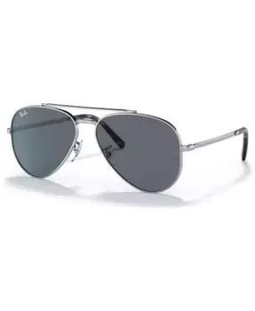 Унисекс новые авиаторские солнцезащитные очки, RB3625 Ray-Ban, серебряный
