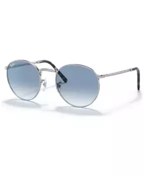 Унисекс новые круглые солнцезащитные очки, RB363753-Y Ray-Ban, серебряный