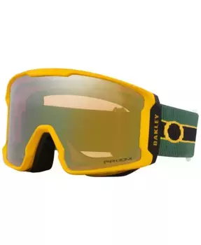 Унисекс-очки для сноуборда Line Miner L Sage Kotsenburg Signature Series, зеркальные, модель OO7070 Oakley, желтый