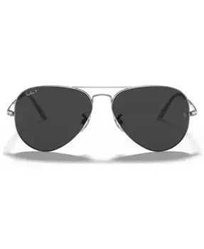 Унисекс поляризационные солнцезащитные очки, RB3689 Ray-Ban, серебряный