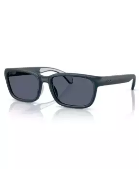 Унисекс поляризационные солнцезащитные очки, Slicka ME8002 Moncler, синий