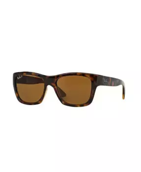 Унисекс поляризованные легкие солнцезащитные очки, RB4194 Ray-Ban, коричневый