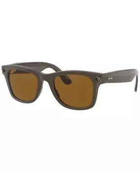Унисекс поляризованные смарт-очки stories wayfarer 53 Ray-Ban, мульти