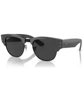 Унисекс поляризованные солнцезащитные очки, Mega Clubmaster Ray-Ban, черный