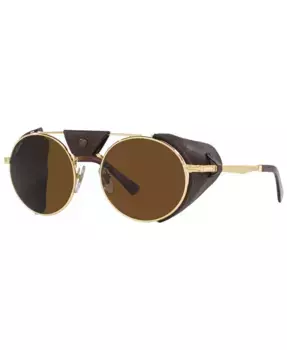 Унисекс поляризованные солнцезащитные очки, PO2496SZ 52 Persol, золотой