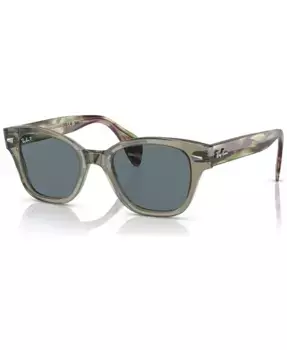 Унисекс поляризованные солнцезащитные очки, RB0880S52-P Ray-Ban, зеленый