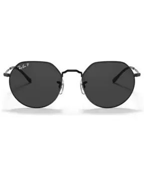 Унисекс поляризованные солнцезащитные очки, RB3565 JACK Ray-Ban, черный