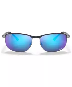 Унисекс поляризованные солнцезащитные очки, RB3671CH 60 Ray-Ban, синий