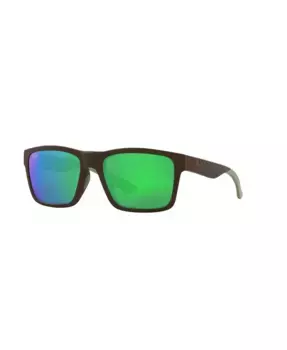 Унисекс поляризованные солнцезащитные очки, The Flats MJ000738 Maui Jim, коричневый