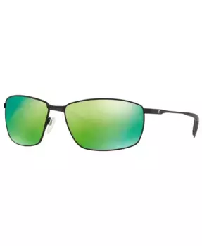 Унисекс поляризованные солнцезащитные очки, TURRET 63 Costa Del Mar, черный