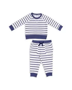 Унисекс реглан свитер и джоггеры комплект - малыш Angel Dear, синий