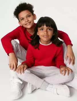 Унисекс школьная толстовка Goodmove, красный