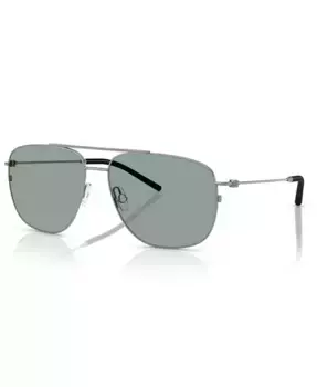 Унисекс солнцезащитные очки, Alumni ME4004 Moncler, серебряный