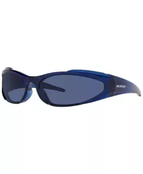 Унисекс солнцезащитные очки, BB0253S Balenciaga, синий