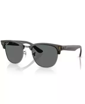 Унисекс солнцезащитные очки Clubmaster Reverse Polarized, RBR0504S Ray-Ban, серый