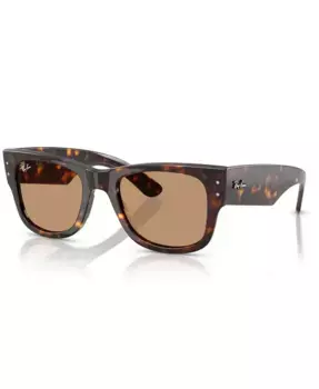 Унисекс солнцезащитные очки MEGA Wayfarer, RB0840S Ray-Ban, коричневый