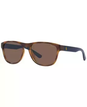 Унисекс солнцезащитные очки, PH4180U 56 Polo Ralph Lauren, коричневый