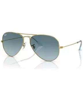 Унисекс солнцезащитные очки, RB3025 AVIATOR GRADIENT Ray-Ban, золотой