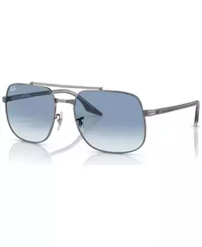 Унисекс солнцезащитные очки, RB3699 Ray-Ban, серебряный