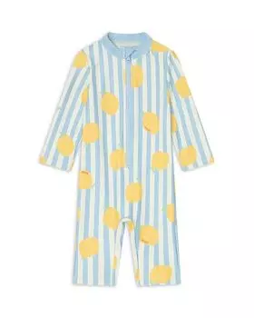 Унисекс солнцезащитный комбинезон цельный купальник - для малышей MORI, синий