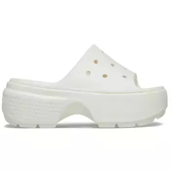 Унисекс Stomp Slide U Crocs Шлепанцы, белый