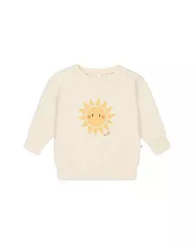 Унисекс Свитшот-сердечко - Малыш MORI, желтый