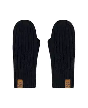 Унисекс вязаные варежки - для малышей и детей постарше Deux par Deux, черный