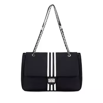 UNITE STAR Нейлоновая сумка-хобо через плечо женская, черно-белая/черно-серая