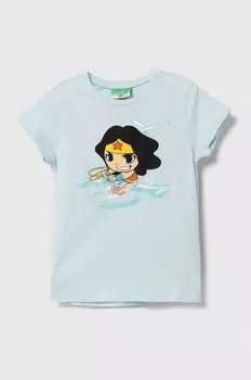 United Colors of Benetton Детская хлопковая футболка, синий