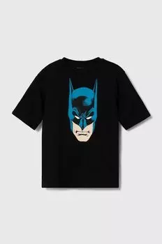 United Colors of Benetton Детская хлопковая футболка, черный