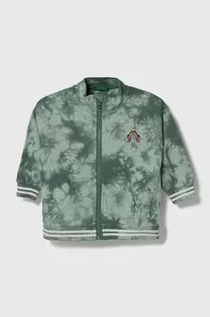 United Colors of Benetton Детская хлопковая толстовка, зеленый