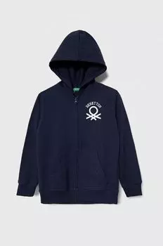 United Colors of Benetton Детская хлопковая толстовка, военно-морской