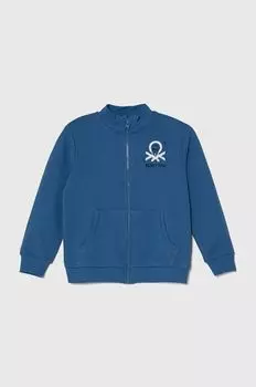 United Colors of Benetton Детская хлопковая толстовка, синий