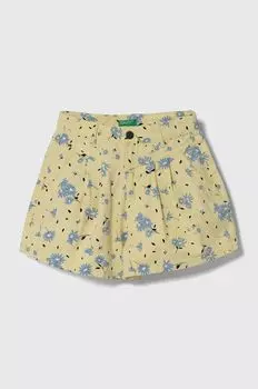 United Colors of Benetton Детские джинсовые шорты, желтый