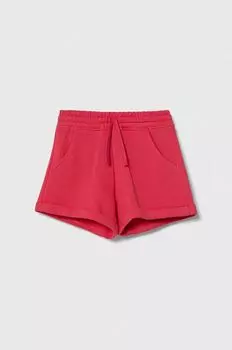 United Colors of Benetton Детские хлопковые шорты, розовый