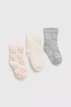 United Colors of Benetton Детские носки, 3 пары, оранжевый