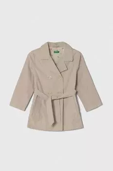 United Colors of Benetton Детский тренч, бежевый