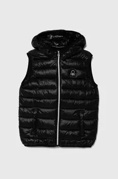 United Colors of Benetton Детский утепленный жилет, черный