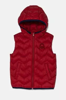 United Colors of Benetton жилет без рукавов, красный