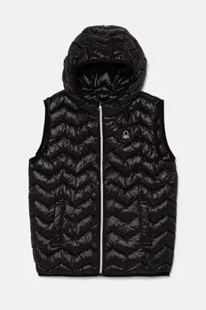 United Colors of Benetton жилет без рукавов, черный