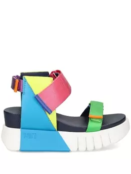 United Nude босоножки Delta Run 65 на платформе, зеленый