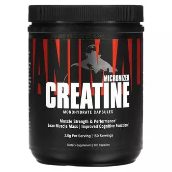Universal Nutrition Микронизированный креатин 2500 мг 300 капсул