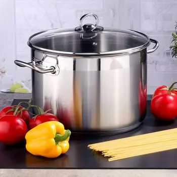 Универсальная кастрюля 10л со стеклянной крышкой 26см Gravidus