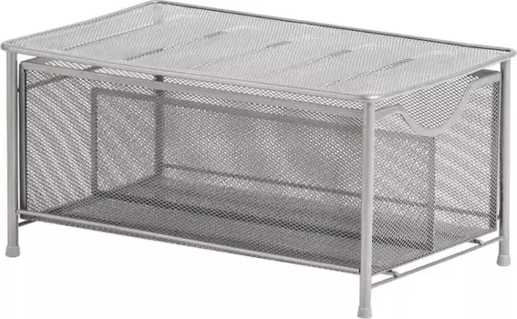 Универсальная корзина Zeller Present 26х20х41 см, цвет silberfarben