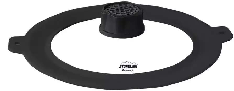 Универсальная крышка STONELINE "Smell Well", для 22/24/26/28 см, включая набор пополнителей Smell Well 28 см, цвет schwarz-transparent