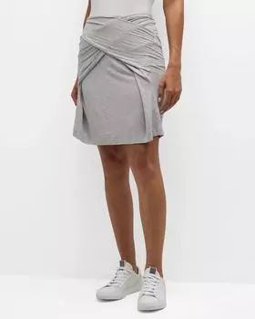 Универсальная мини-юбка Norma Kamali, цвет Light Grey