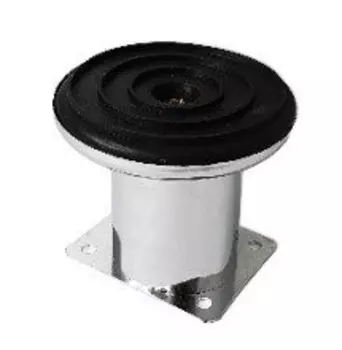 Универсальная ножка для парикмахерских стиральных машин, сталь, резина Calissimo